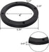 2PCS Black Plastic Speaker Spacer Adaptor Ring Mounting Bracket, 4inch Dia Speaker Spacer Rings for Cars, Boats, Trucks, and More......