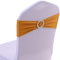 Tvoip 10PCS Chair Cover Stretch Band with Buckle Slider Sashes Bow Wedding Banquet Chair Decoration (Gold)...