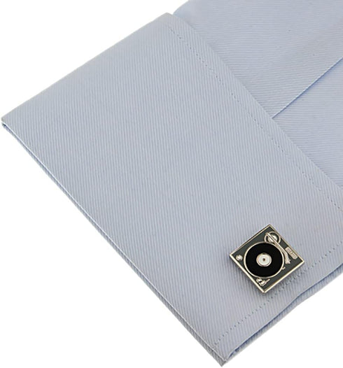Turntable DJ Record Player Pair Cufflinks...