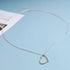 Boho Long Heart Pendant Necklace Gold Outline Heart Necklace Chain Hollow Heart Drop Necklace Minimalist Necklace Jewelry for Women and Girls Gift...
