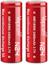Vapcell 3.7V 2400mah Flat Top 18500 5A Discharge Li-on IMR Rechargeable Lithium Battery 2pcs...