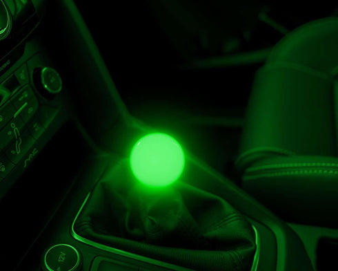 Glow Green Auto Car Shift Knob Round Ball Weighted Manual Gear Stick Shifter Adapter JDM Universal...
