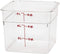 Cambro Food Storage Container - Classic Series Square - 6 QT (Quart) - Commercial Grade for Food Prep (Clear)...