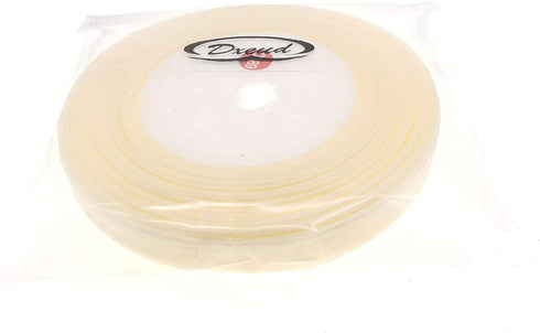 Dxeud Sheer Organza Ribbon (Cream, 3/8" x 50 Yards)...