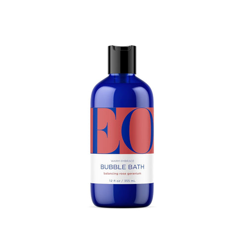 EO Bubble Bath, 12 Ounce (Pack of 1), Rose Geranium, Plant-Based, Botanical Extracts...