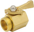 Hooshing Garden Hose Shut Off Valve Heavy Duty Brass 3/4" GHT Garden Hose Connector Water Flow Control Valve...