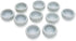½" Inch Diameter White Round Ceramic Sauce Bowls Set Of 10 Pieces Tiny Tableware - Miniature Plate Crockery Cutlery Kitchen Utensil Hand Made Pain...