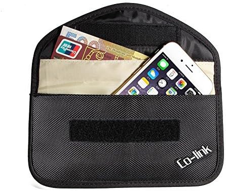 Co-link Cell Phone Anti-tracking Anti-spying GPS Rfid Signal Blocker Pouch Case Bag Handset Function Bag (Black)...