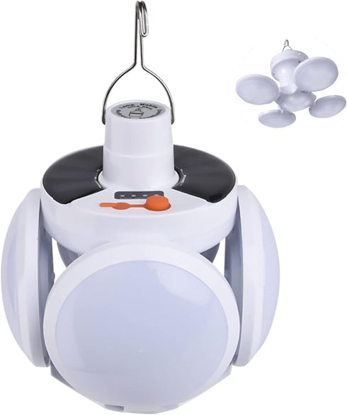 Solar Multi-Functional Emergency LED Light Bulb with USB Charging, foldable light bulb ?Outdoor led bulbs ideal for Power Outage, Tent Camping, Fi...