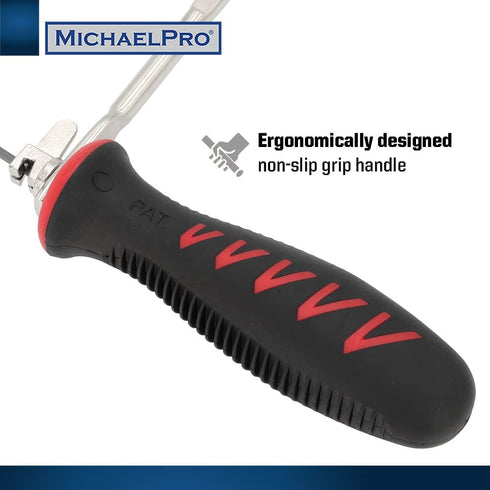 MichaelPro 6-Inch Deep Coping Saw, Coping Frame comes with Replacement Blades, Hand Woodworking Tool | MP018006...