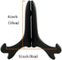 Artliving Black 4" Wood-Like Plastic Easels Plate Display Stands Picture Frame Stand Holder-Set of 4...