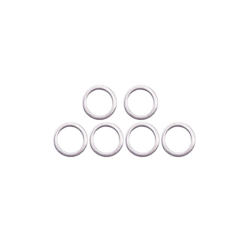 6 Pcs 90430-14M09-00 90430-14228-00 Engine Oil Drain Plug Gasket for Yamaha Outboard F100 F115 F150 F15...
