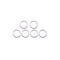 6 Pcs 90430-14M09-00 90430-14228-00 Engine Oil Drain Plug Gasket for Yamaha Outboard F100 F115 F150 F15...