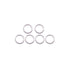 6 Pcs 90430-14M09-00 90430-14228-00 Engine Oil Drain Plug Gasket for Yamaha Outboard F100 F115 F150 F15...