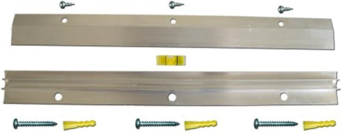 Hangman Products HP-10 Hangman Heavy-Duty Mirror and Picture Hanger with Anchors & Screws, 10 Inch, Aluminum...