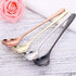 Buyer Star Ice Tea Spoon, 8-Inch Ice Cream Spoon, Stainless Steel Cocktail Stirring Spoons (4 color-4 pieces)...