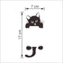 Decaltor Cat Wall Stickers Light Switch Decor Decals Art Mural Baby Nursery Room...