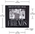 Malden International Designs Laser Cut Industrial Expressions Friends Silkscreen Design and Laser Cut Galvanized Metal Accent Picture Frame, 4x6, ...