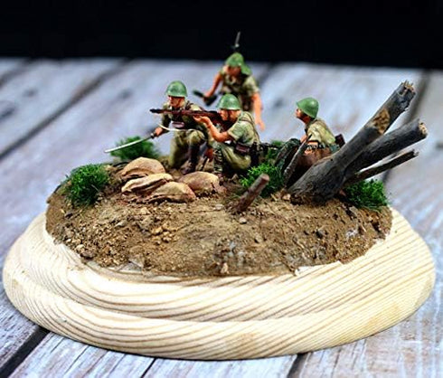 80 Pcs Green Bushy Tufts Lowland Shrubs Tuft Static Grass Vegetation Groups Railway Artificial Grass War Gaming Terrain Decoration Railroad Scener...