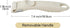 Removable Handle White, Detachable Removable pan Handle, Replacement Pan Gripper, Suitable for All Cookware...