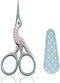 Weabetfu 3.6-inch Sewing Scissors Small Embroidery Crafting Scissors with Leather Scissors Cover Cross Stitch Knitting Scissors Sharp Craft Scisso...