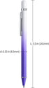 Ballpoint Pen, 3 Pack Ball Point Pens Black Ink Medium Point 1.0 mm for Gift, Business, Office, 6 Extras Replaceable Metal Refills - Dream Pink, D...