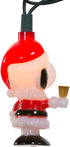 Peanuts Kurt Adler UL 10-Light Santa Suit Snoopy Light Set...