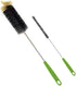 Bottle Brush and Straw Cleaning Brush with Bendable Long Handle for Cleaner Bottles, Baby Bottles, Cups, Pipes, Straws, and More...