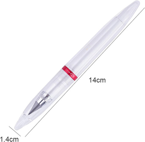 Transparent Everlasting Pencil - Infinity Pencil Erasable Replaceable Head - Acrylic No Sharpening Inkless Eternal Pencil School Supplies for Kids...
