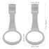 ibasenice Baby Pull up Rings, Baby Standing Walker Crib Tool Ring Pair of Universal Ring Baby playpen Crib Hook Baby Toy Bed Ring Help Baby Stand ...