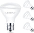 R14 LED Bulb, 4W=40W, Dimmable, E17 Base, Mini LED Reflector Floodlight Bulb, 400 Lumens, 2700K Warm White, 4 Pack...