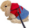 Small Pet Costume Rabbit Clothes Ferret Hoodies Sweatshirt Bunny Vest Harness and Leash Set Kitten Sweater Small Animals Outfits for Chihuahua Kit...