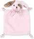 Bearington Baby Wee Wiggles, 8 x 7 Inch Small Pink Puppy Stuffed Animal, Baby Security Blankets for Girls, Dog Lovey...