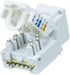Monoprice Cat6 RJ45 Toolless Keystone Jack - For 22-24AWG Solid Wire, For Use With Wall Plate or Ethernet Panel, White...