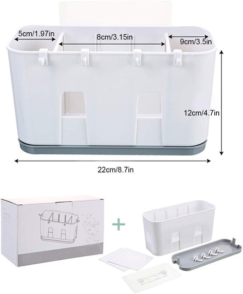 Cutlery Drying Rack Holder Kitchen Utensil Drying Basket Knife and Fork Spoon Drain Holder Sink Cleaning Up Caddy Organisers...