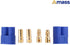 10 Pairs Amass EC3 Battery Connector Plugs,3.5mm Banana Plug Female Male Bullet Connector with 14 Gauge Silicone Wire for RC ESC LIPO Battery Elec...