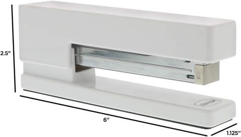 JAM PAPER Modern Desk Stapler - White - Sold Individually...