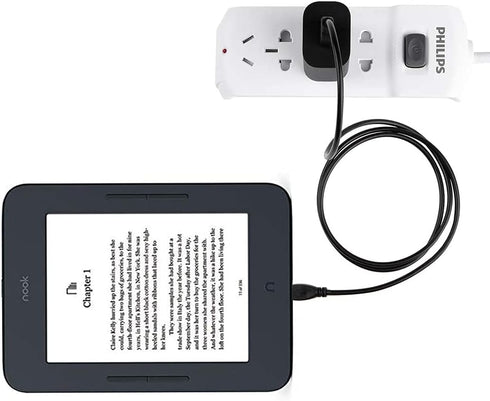 Smays 3-in-1 Replacement Charger Cable Kit for All Barnes & Noble Nook Tablets (HD, HD+, Color, Glowlight) - 3ft USB 2.0 Charging & Data Sync Cabl...