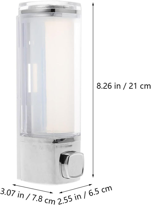 Travel Shampoo Hand Soap Dispenser Hand Liquid Holder Box Container Refillable Shower Loquid Cleaning Solution Dispenser for Home Office (Plating)...