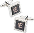 Mens Cufflinks Classic Shirt Business Wedding Initials Alphabet with Gift Box A-Z...