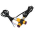 Photoelectric Switch Sensor,1 Pair M18 Through-Beam Reflection Optical Photoelectric Beam Sensor,NPN NO (Normally Open) 6-36VDC Photoelectric Swit...
