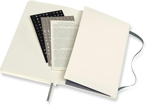 Moleskine PRO Notebook, Soft Cover, Large (5" x 8.25") Professional Project Planning, Forest Green, 192 Pages...