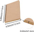Mtsooning Kraft Paper Unlined Notebooks, 100Pages/50Sheets 6.89x4.92Inch Brown Cover Sketchbook Memo Diary Subject Journal Planner for Travelers S...