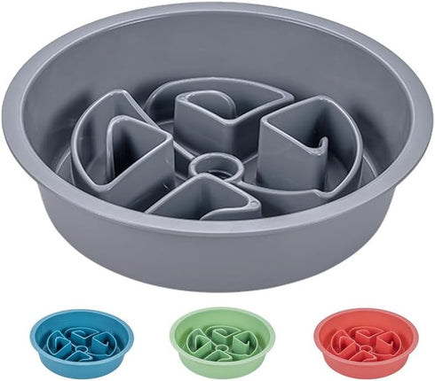 4 Cups Challenging Slow Feeder Dog Bowls Large, Slow Eating Dog Bowl for Fast Eater, Maze Dog Feeder, Dog Slow Feeder Bowl Fits Elevated Dog Bowl,...