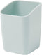 Y YOMA 1 Pack Pen Holder for Desk Cute Plastic Pencil Cup Pen Container Square Organizer Modern Aesthetic Design Desktop Storage Solution for Pens...