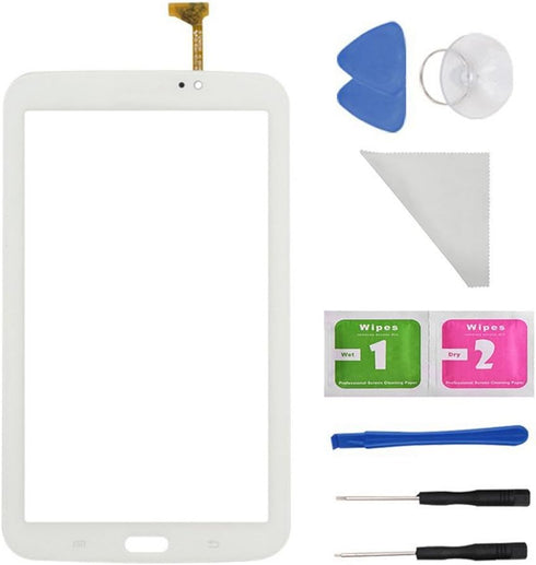 WhiteTouch Digitizer Screen Replacement for Samsung Galaxy Tab 3 7.0 SM-T210 T210R T210L T217S 217A(WiFi Ver.No Speaker Hole) + PreInstalled Adhes...