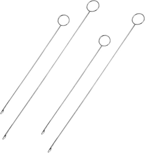 Loop Turner Sewing Tool, 4 Pieces Sewing Loop Turner Hook, Needle Hook, Crochet Sewing Supplies,Sewing Concepts, Tongue Crochet Tools,Needle Hooks...