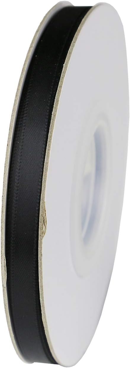 ITIsparkle 1/4" Inch Double Faced Satin Ribbon 50 Yards-Roll Set for Gift Wrapping Scrap Books Party Favor Hair Braids Baby Shower Decoration Flor...