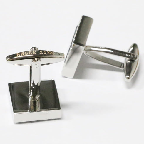 Mens Cufflinks Classic Shirt Business Wedding Initials Alphabet with Gift Box A-Z...