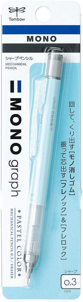 Tombow Mechanical pencil Monograph0.3mm DPA-137A Ice Blue...